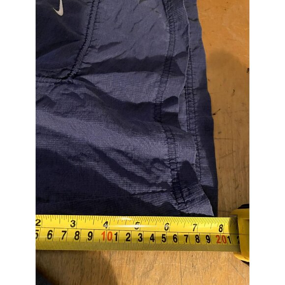 Vtg Nike Men M Navy Board Shorts Beach Swim Trunks - Picture 9 of 9